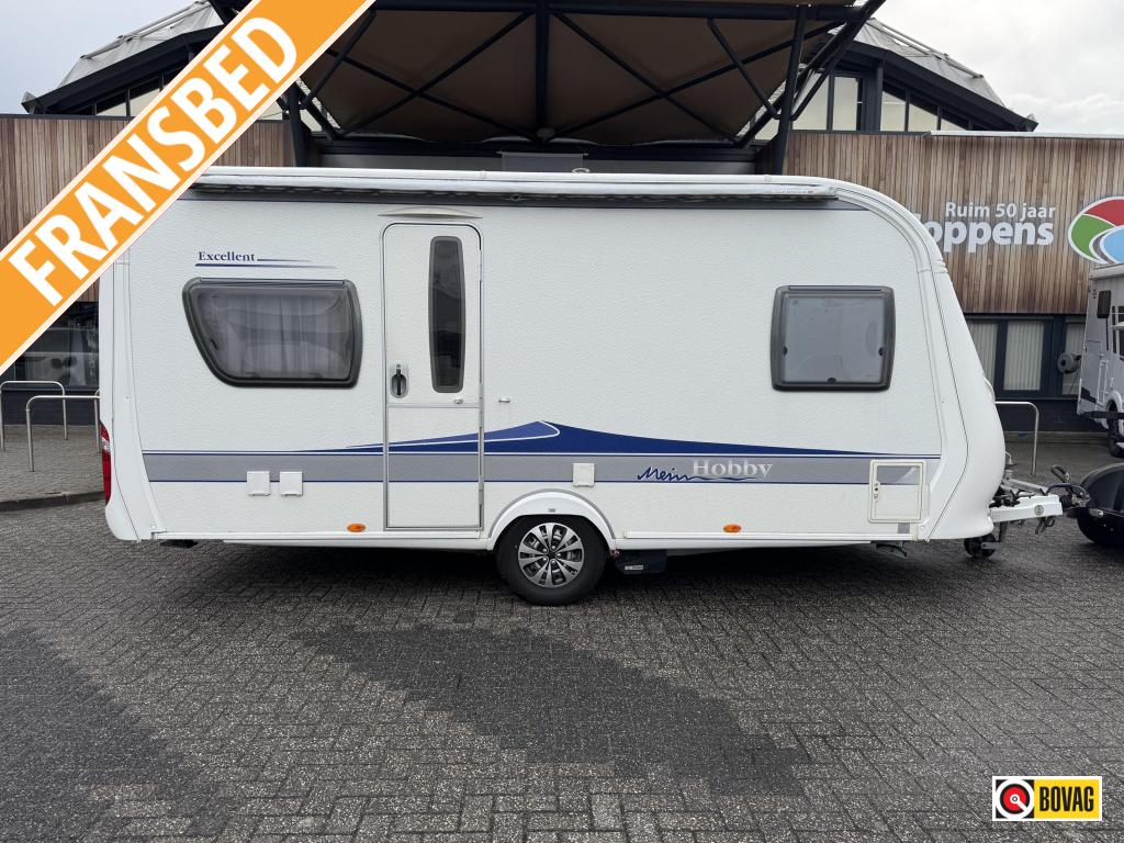 Hobby Excellent 460 UFE 2009 MOVER + ETUI LUIFEL!, Rondzit, 4 tot 5 meter, Tot en met 4, 1000 - 1250 kg
