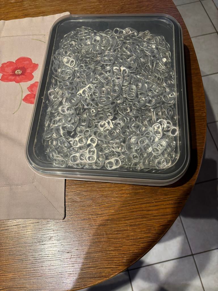 Frisdrank lipjes van blikjes, Ophalen, Abstract, Gebruikt, Overige typen