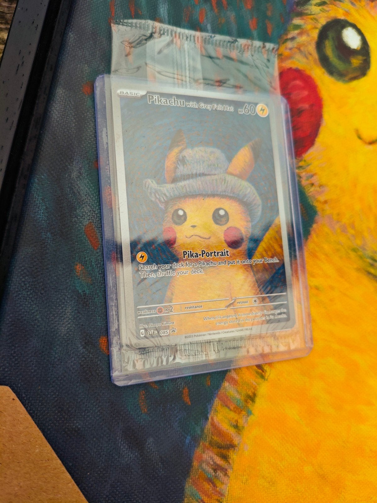 Trio de chapeaux en feutre gris Pikachu - Carte scellée, toi, Enlèvement ou Envoi