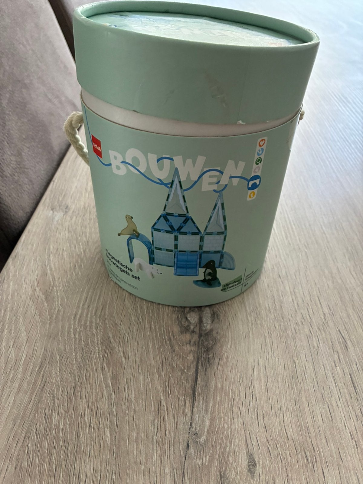 Magnetische bouwtegels set, Ophalen of Verzenden, Gebruikt