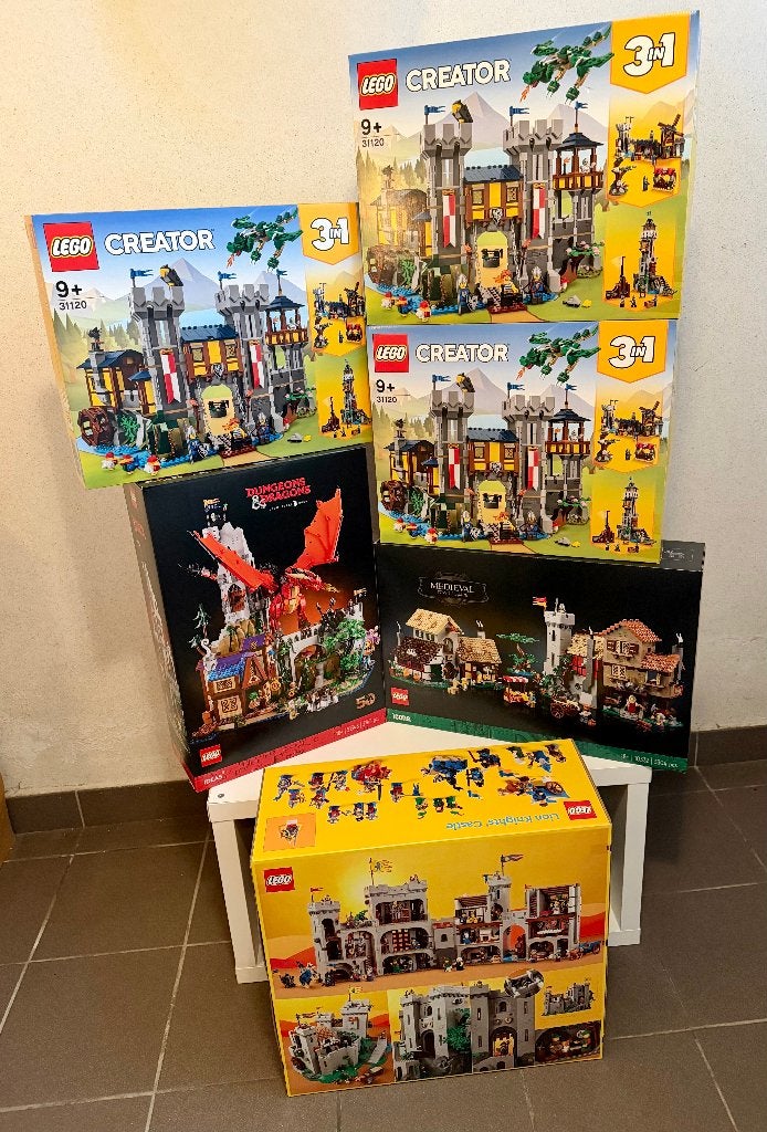 LEGO Castle en Pirates seales sets NIEUW!, Enfants & Bébés, Neuf, Lego, Ensemble complet, Enlèvement