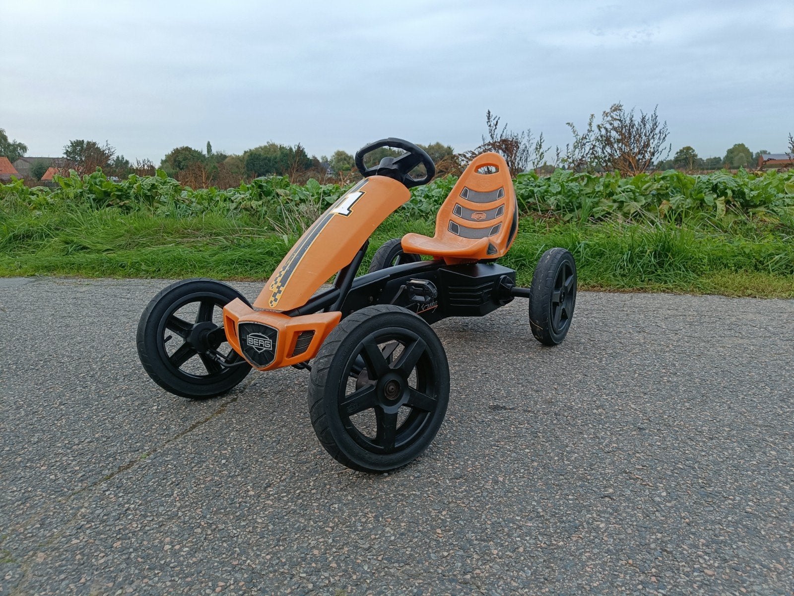 Berg Rally Orange gocart, Ophalen, Berg, Vrijloopautomaat