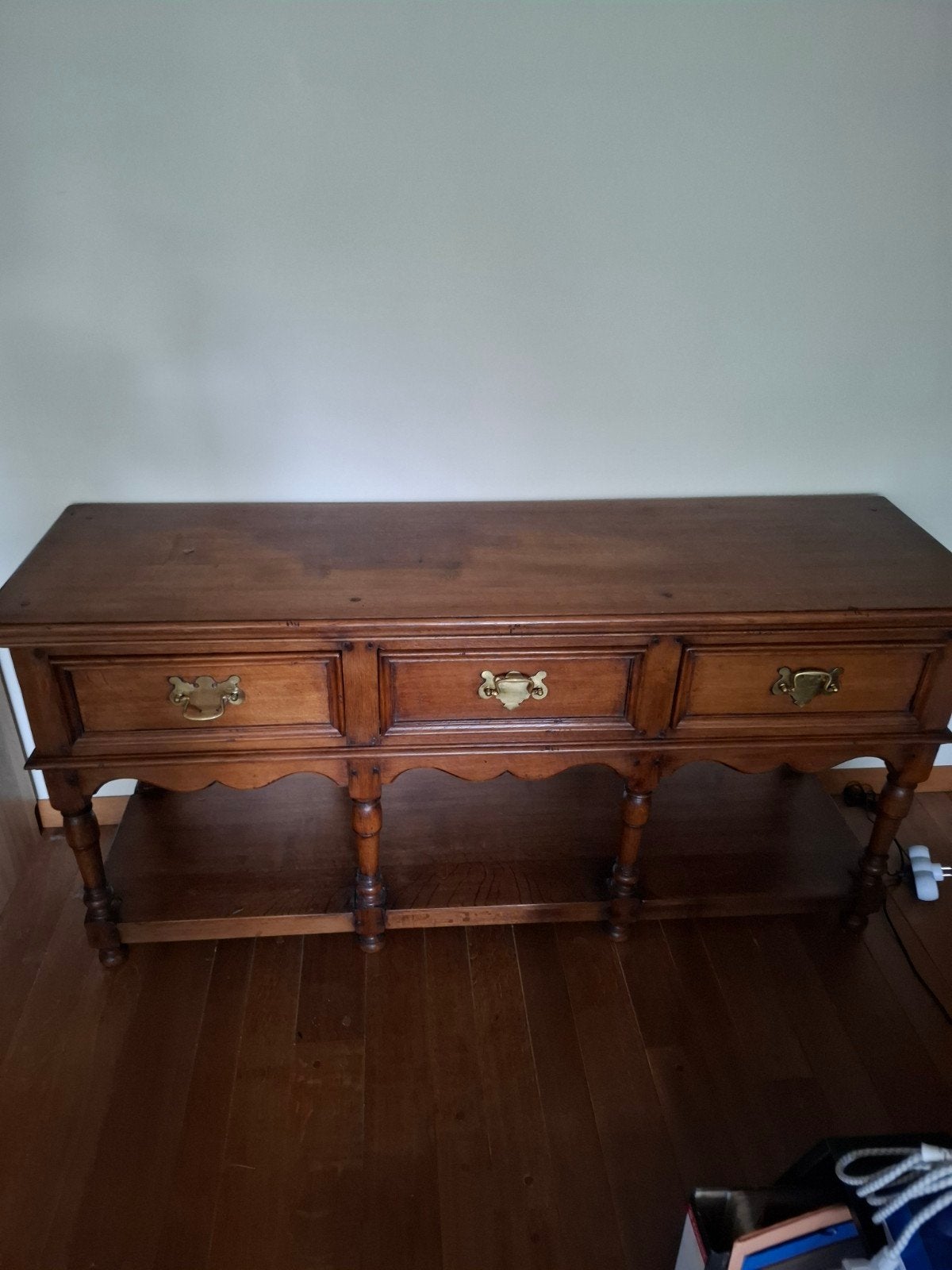 meuble  console a gibier 3 tiroirs de chez rigaux, Enlèvement, Utilisé, Chêne