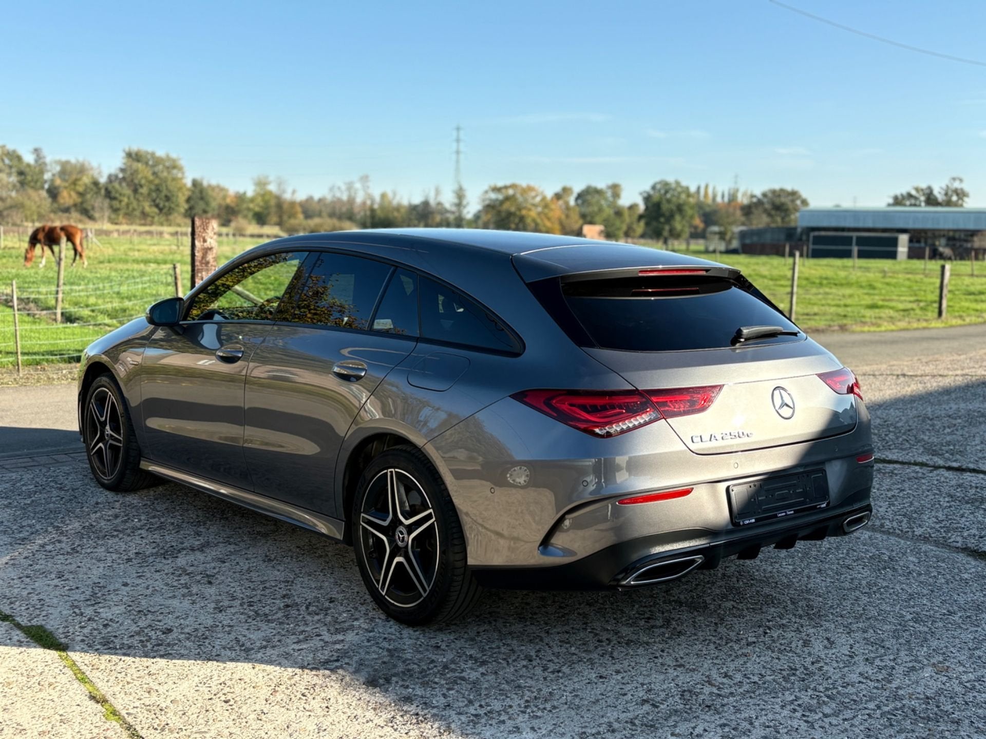 Mercedes Cla 250 E AMG LINE Navi Automaat Cam Sfeer, CLA, Gebruikt, Euro 6, 5 zetels