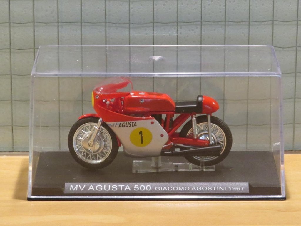Giacomo Agostini Mv Agusta 1967 1:24, Hobby & Loisirs créatifs, Enlèvement ou Envoi, Neuf, Moteur, Autres marques