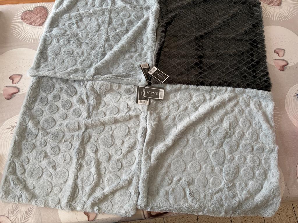 Lot de 4 housses de coussin – gris, Enfants & Bébés, Enlèvement ou Envoi, Comme neuf
