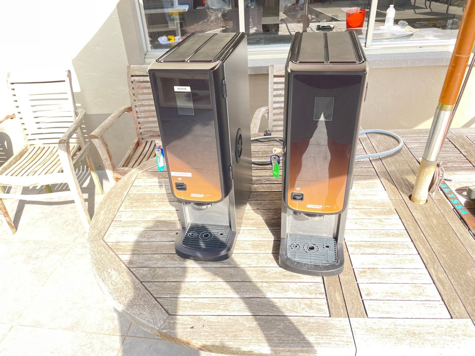 Koffieapparaat bravilor bonamat 450€/st of 800€ voor alle 2, Elektronische apparatuur, Koffiezetapparaten, Ophalen, Gebruikt