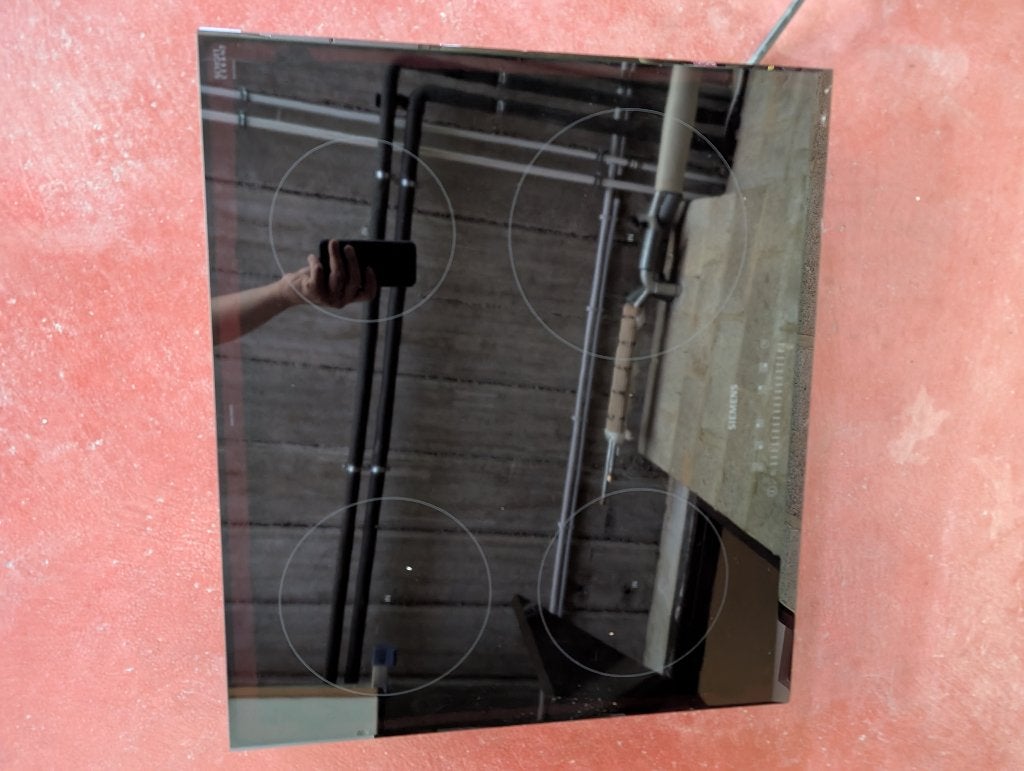 Inductiekookplaat, Elektronische apparatuur, Ophalen, Gebruikt, 4 kookzones, Inbouw
