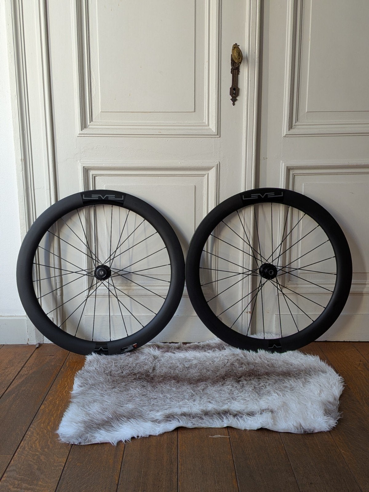 Aero Carbon wielset 56 mm (Shimano 11/12s), Fietsen en Brommers, Fietsonderdelen, Gebruikt, Ribble, Racefiets, Carbon