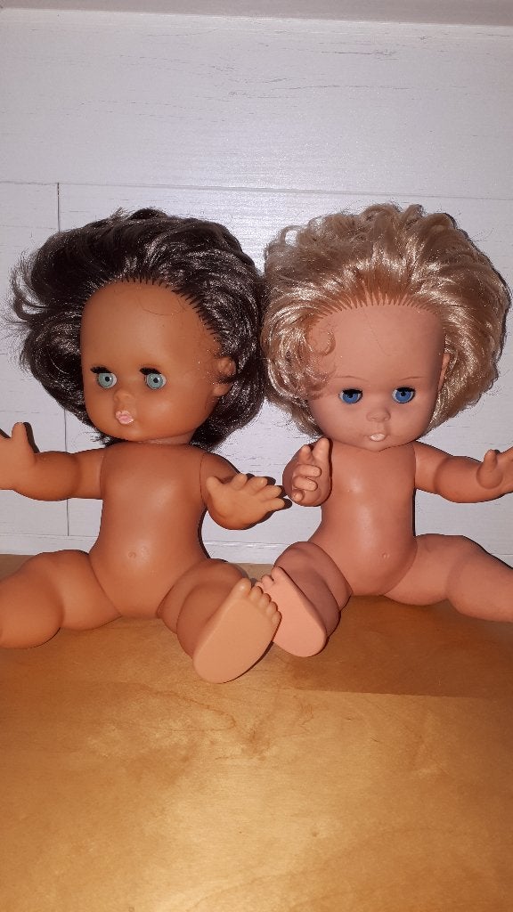 vintage poppen, Ophalen of Verzenden, Gebruikt, Pop