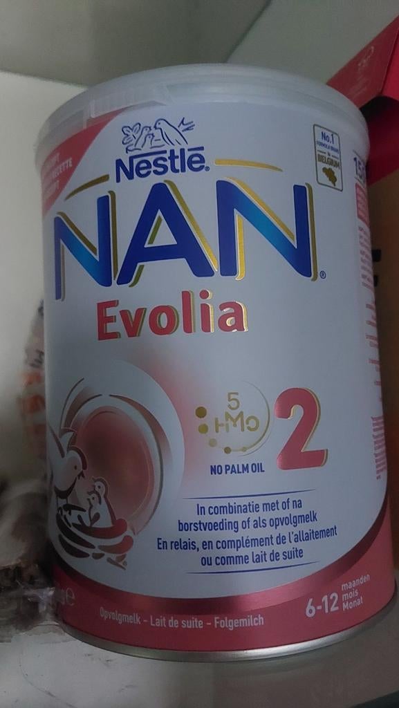 NAN Evolia 2 opvolgmelk, veilige doos (zie foto), Enlèvement