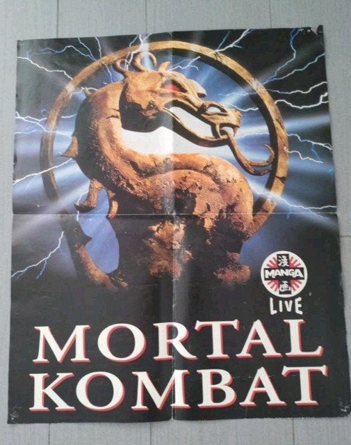 Poster Mortal Kombat Manga Live, Verzamelen, Ophalen of Verzenden