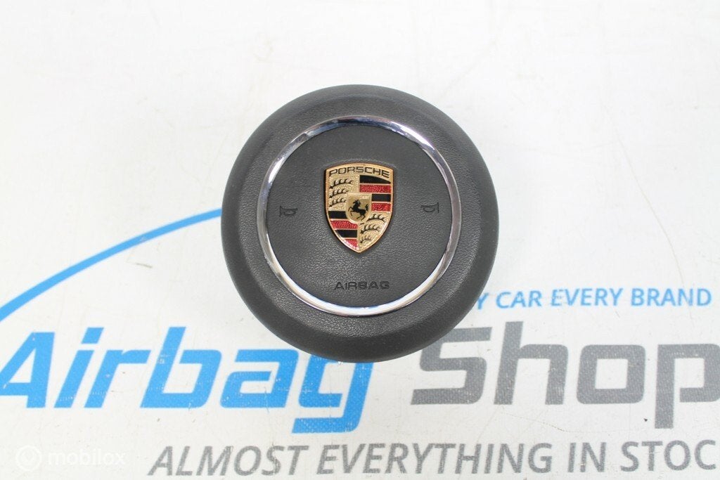 Aibag volant noir Porsche Cayenne (2017-....), Autos : Pièces & Accessoires, Commande, Enlèvement ou Envoi, Utilisé