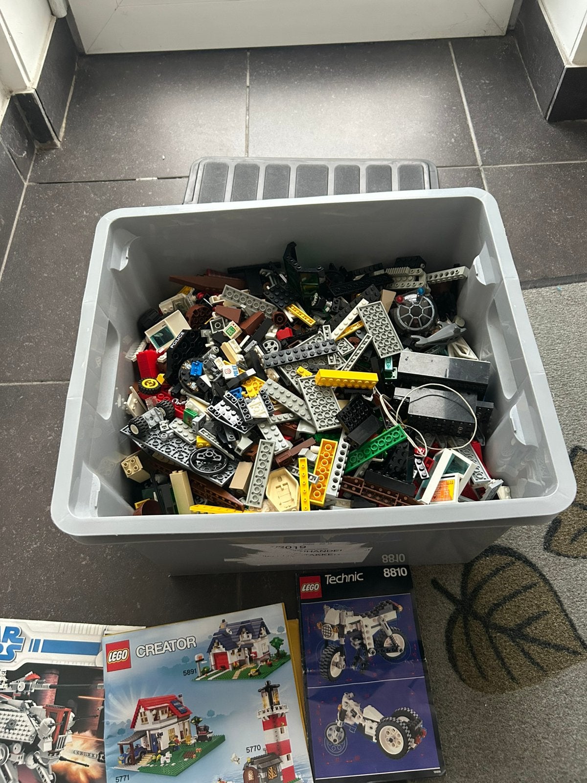 Lego lot, Ophalen, Zo goed als nieuw