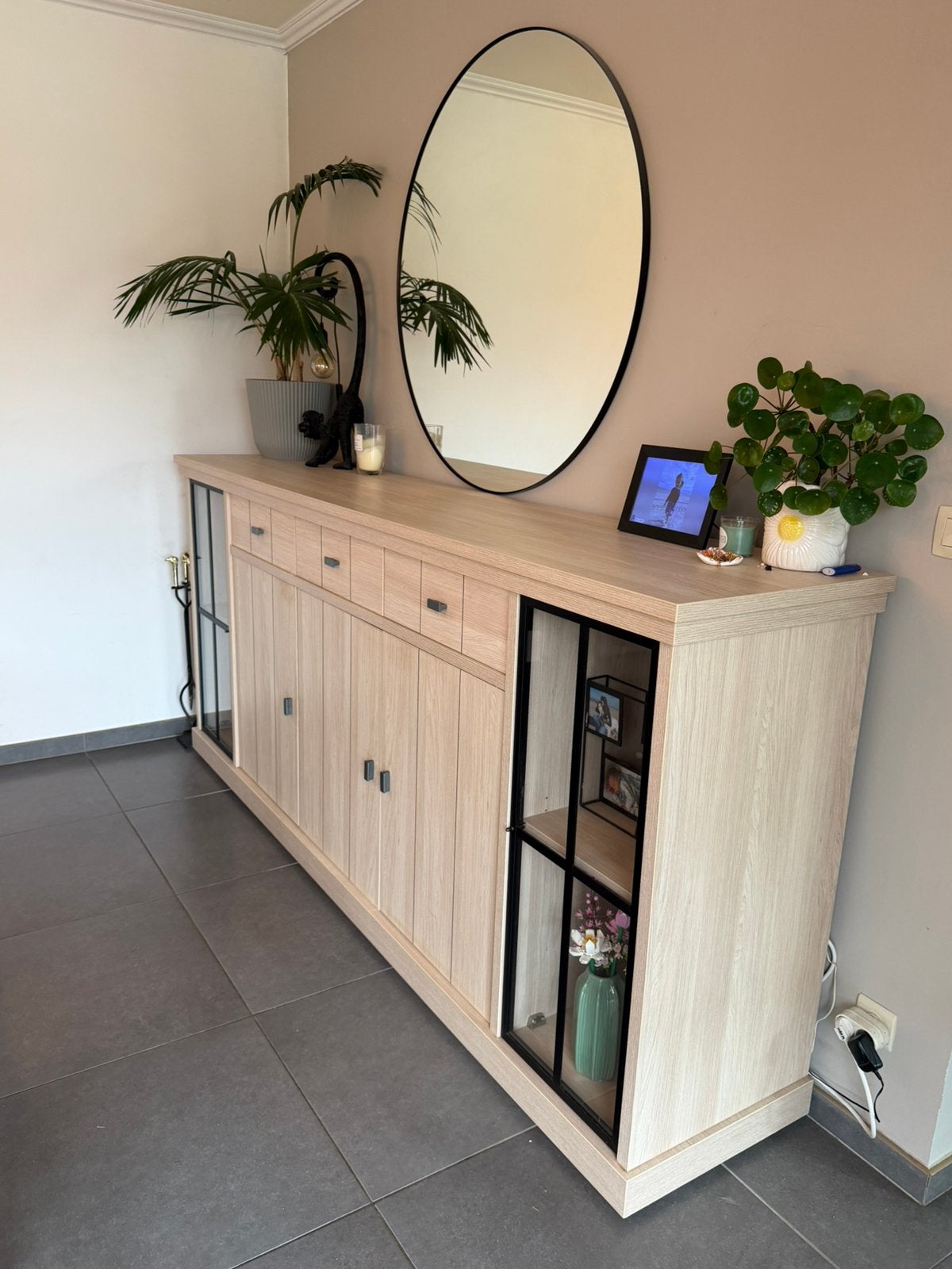 GRAAG SNEL OPHALEN Tv kast + dressoir, Maison & Meubles, Armoires | Mobilier de télévision, Comme neuf, Enlèvement