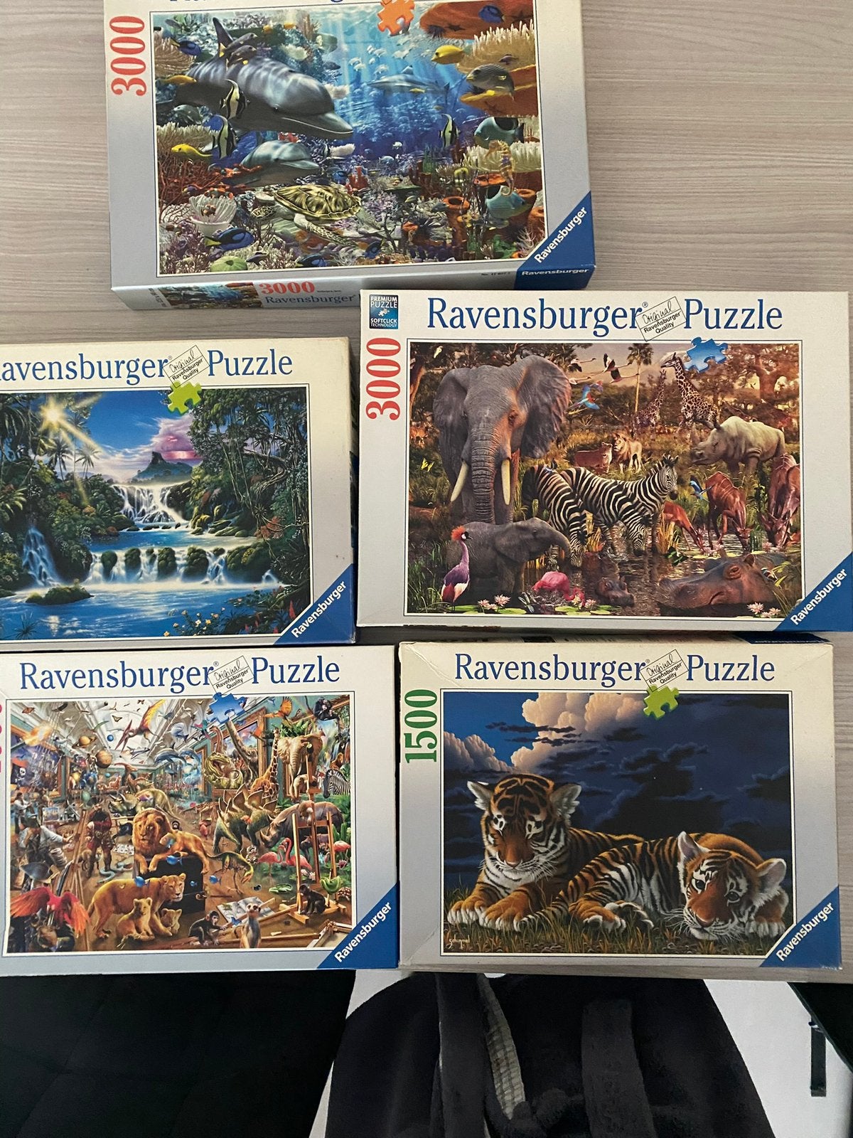 Puzzels Ravensburger, Ophalen, Gebruikt