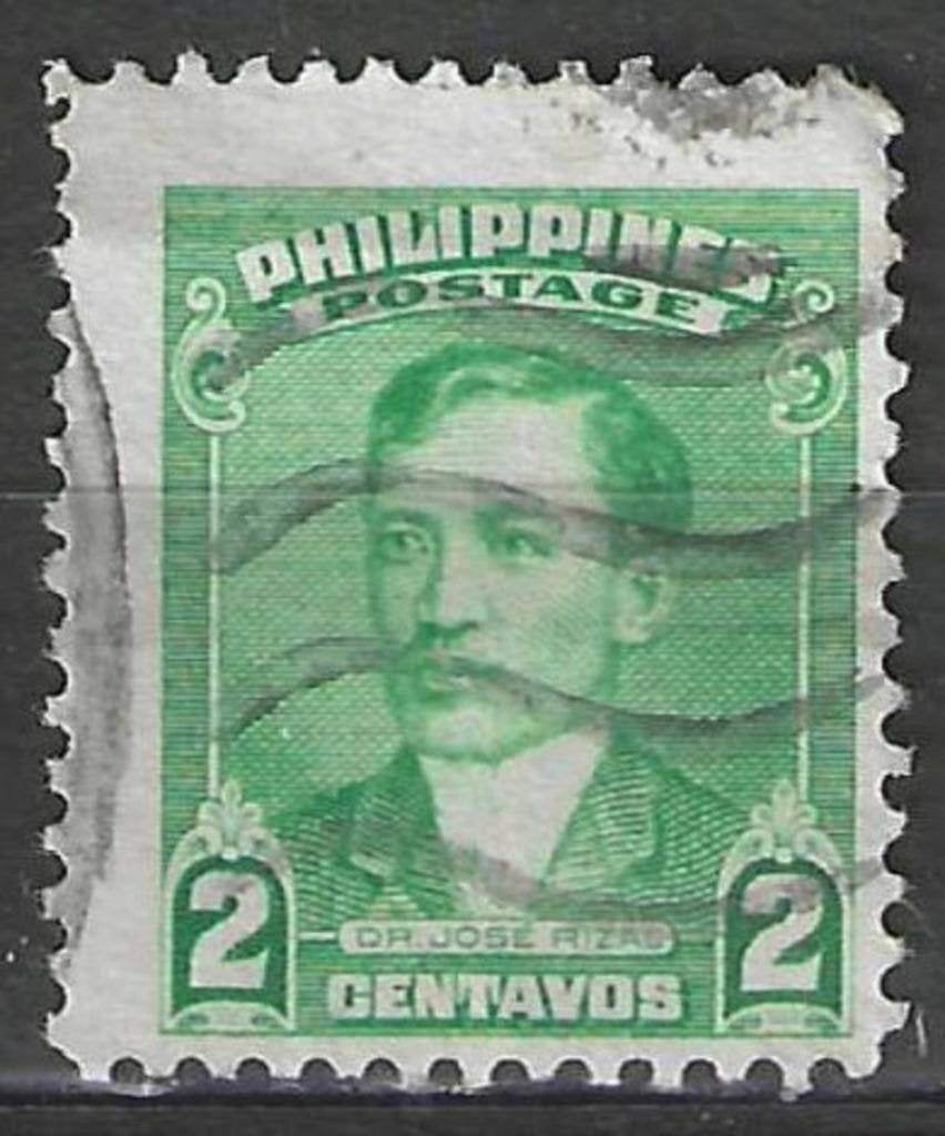Filipijnen 1948/1914 - Yvert 346 - Jose Rizal (ST), Verzenden, Gestempeld