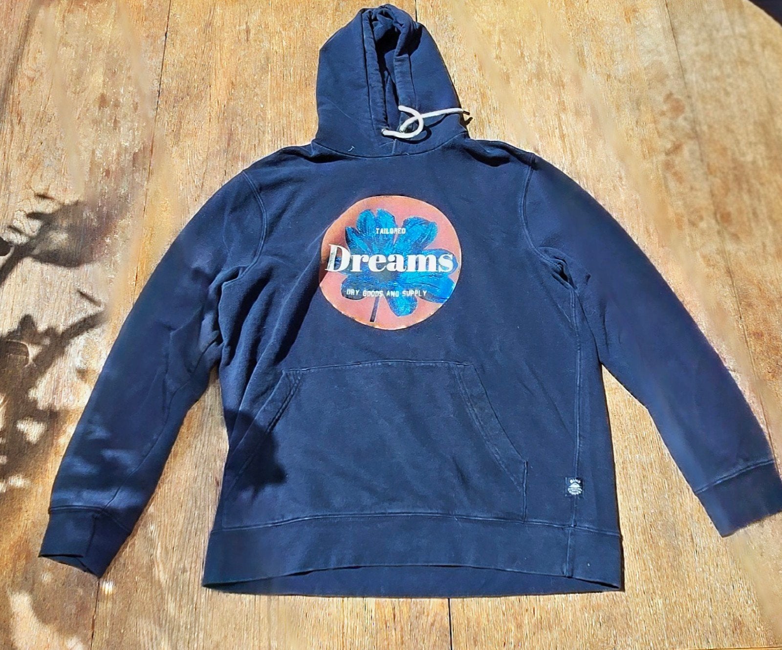 Sweat à capuche et pull C&A 'Dreams' bleu foncé — Taille L, Enlèvement ou Envoi, Bleu, Taille 52/54 (L), Comme neuf