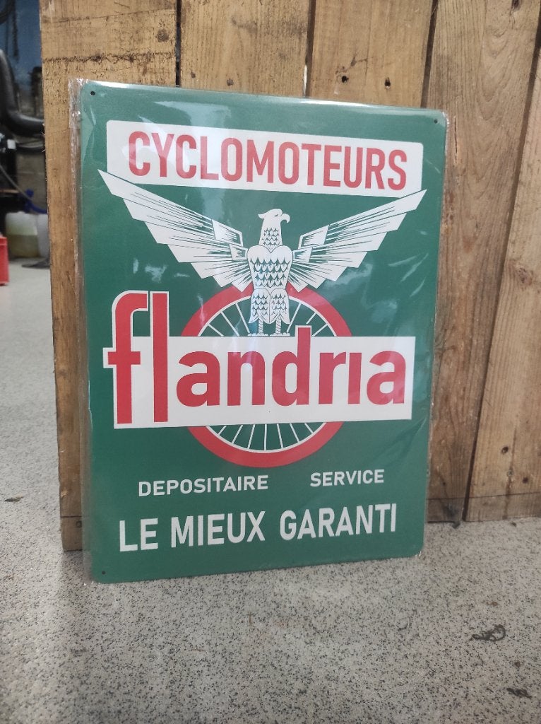 reclamebord flandria, Verzamelen, Ophalen of Verzenden, Zo goed als nieuw, Reclamebord