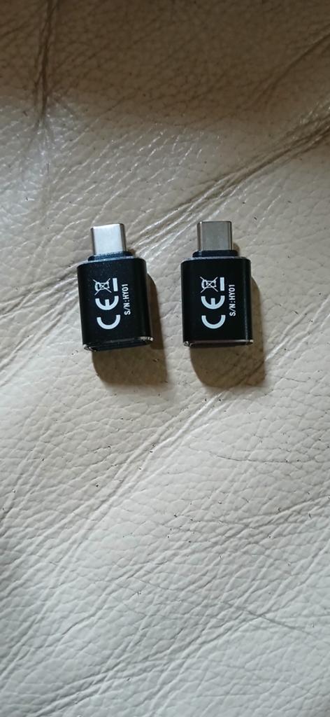 2 adapters van usb c naar usb 3.0, Ophalen of Verzenden, Nieuw