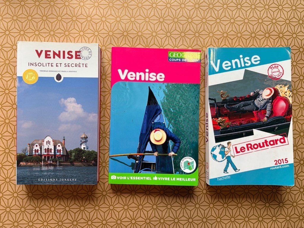 Lot 3 guides Venise – Routard, Géoguide et Jonglez, Guide ou Livre de voyage, Autres marques, Enlèvement, Utilisé