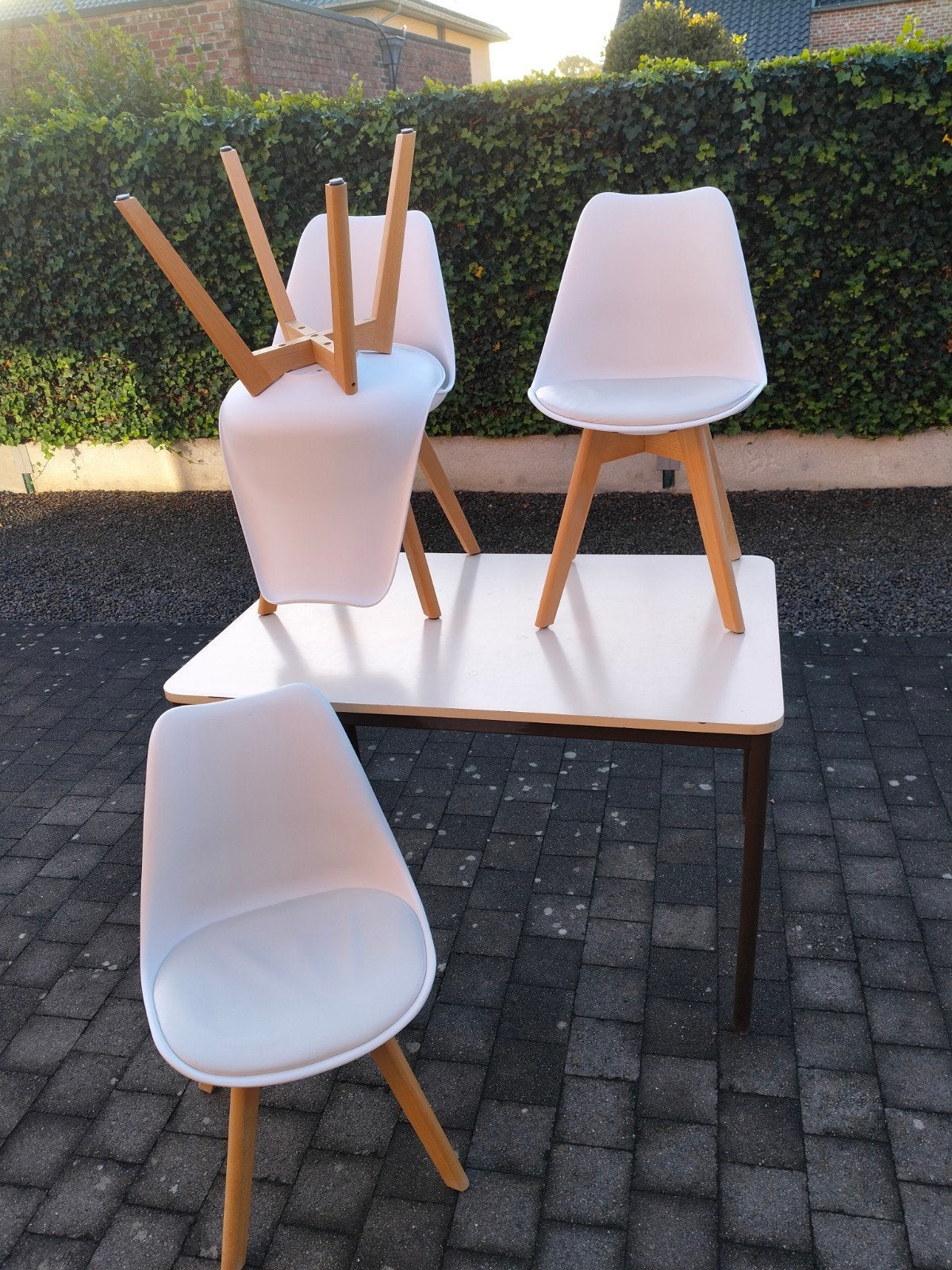 keukentafel met 4 stoelen, Huis en Inrichting, Ophalen