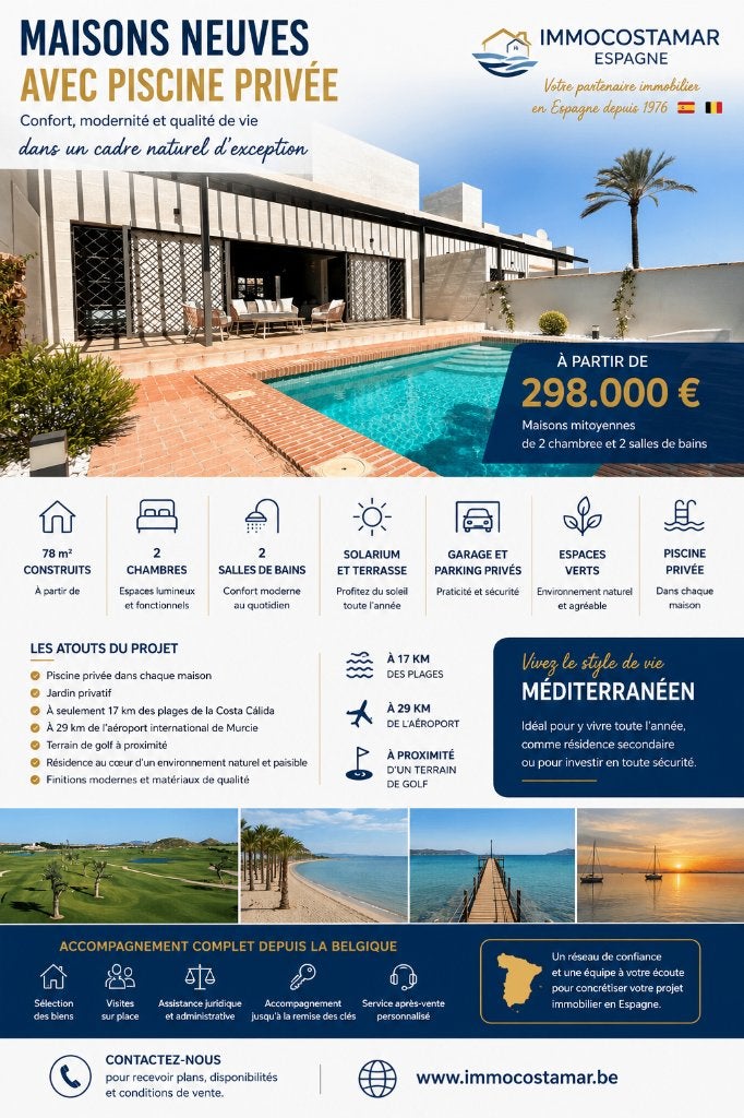 maison sur le golf a vendre en espagne, Immo, Étranger, Espagne, Maison d'habitation, Campagne