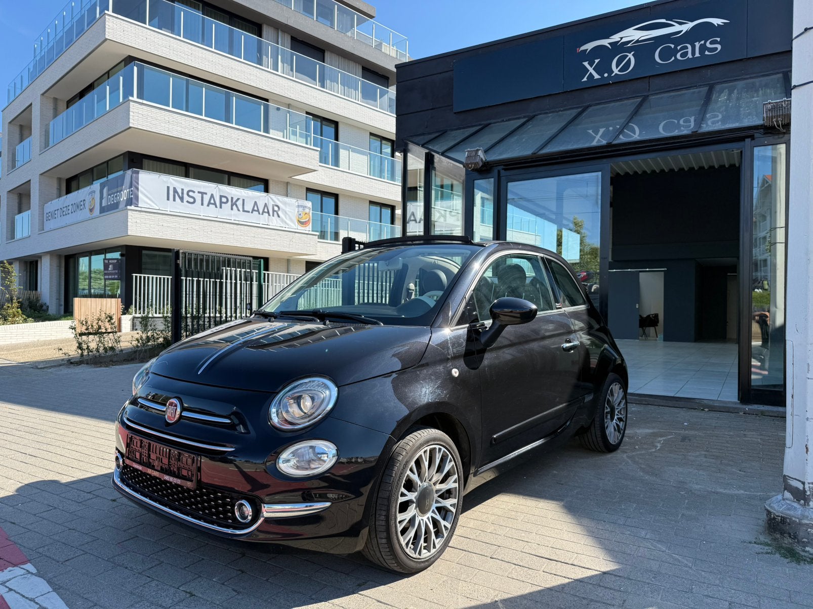 Fiat 500 | Star | Cabrio | Automaat | 2020 | Garantie |, Auto's, Fiat, 4 zetels, Zwart, Leder, Bedrijf