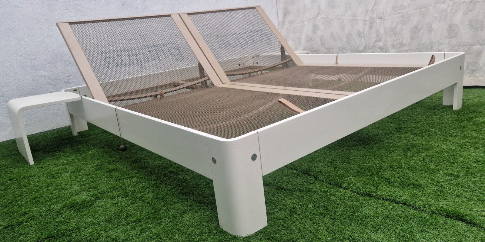 Auping Auronde Bed 180x200cm met Bijzettafeltjes, Ophalen of Verzenden, Wit, Auping