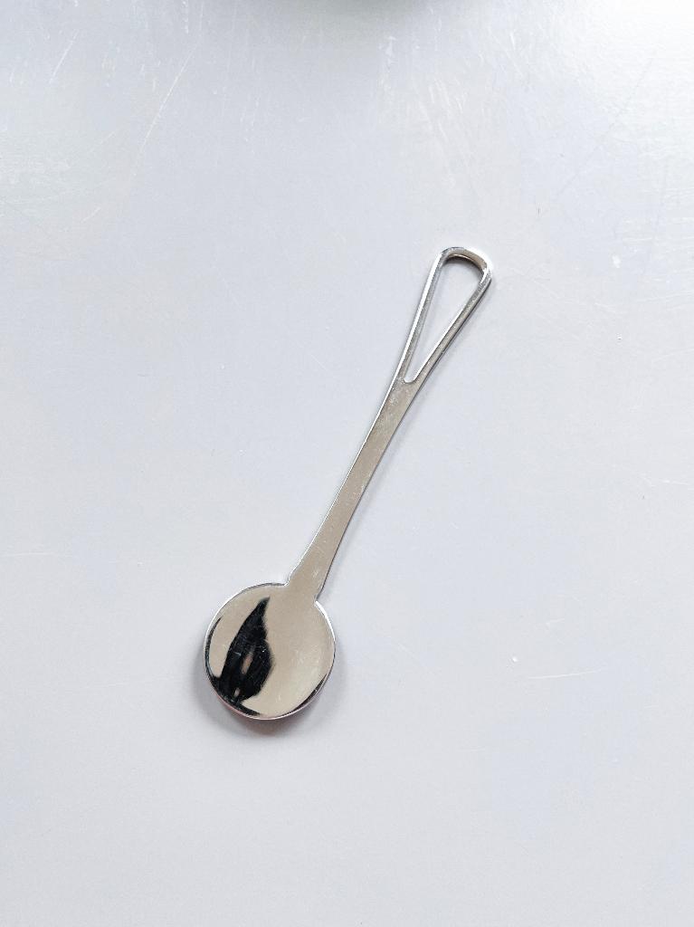 Nespresso Ritual lepeltje - design Andrée Putman., Gebruikt, Ophalen of Verzenden, Los bestek, Inox of Chroom