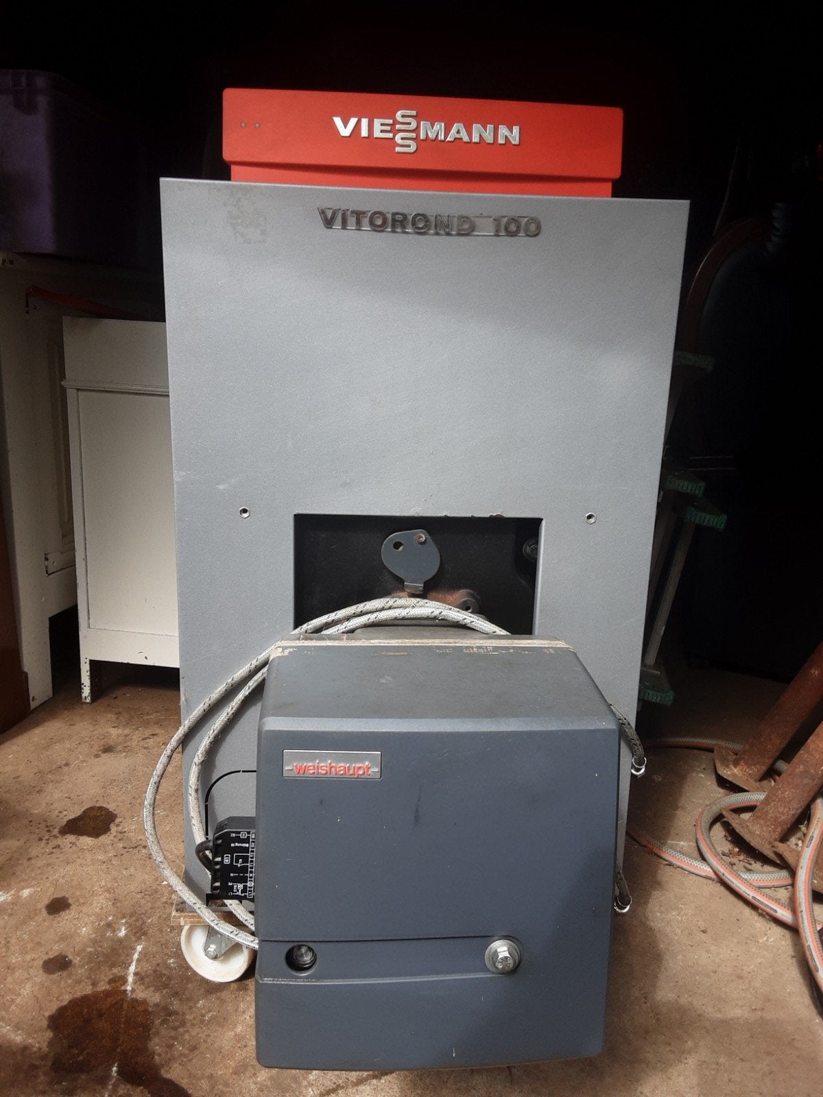 Viessmann mazout 34kw 2013, Bricolage & Construction, Chaudière CC ou Chaudière combinée, Enlèvement, Utilisé, 60 à 150 cm