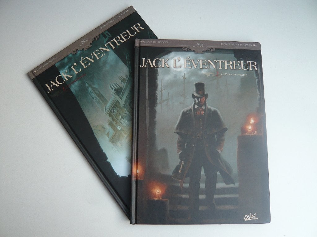 Bd JACK L'EVENTREUR tomes 1 et 2 (EO état neuf) de POUPARD, Enlèvement ou Envoi, Série complète ou Série, Comme neuf, DEBOIS / POUPARD