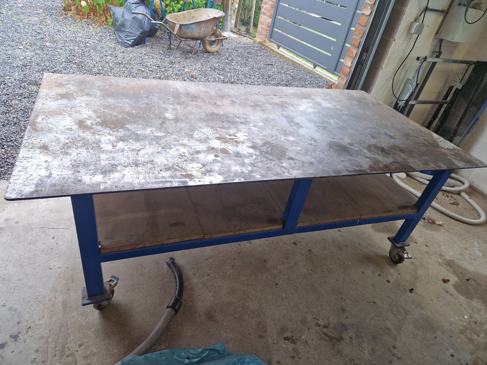 table soudure, Enlèvement