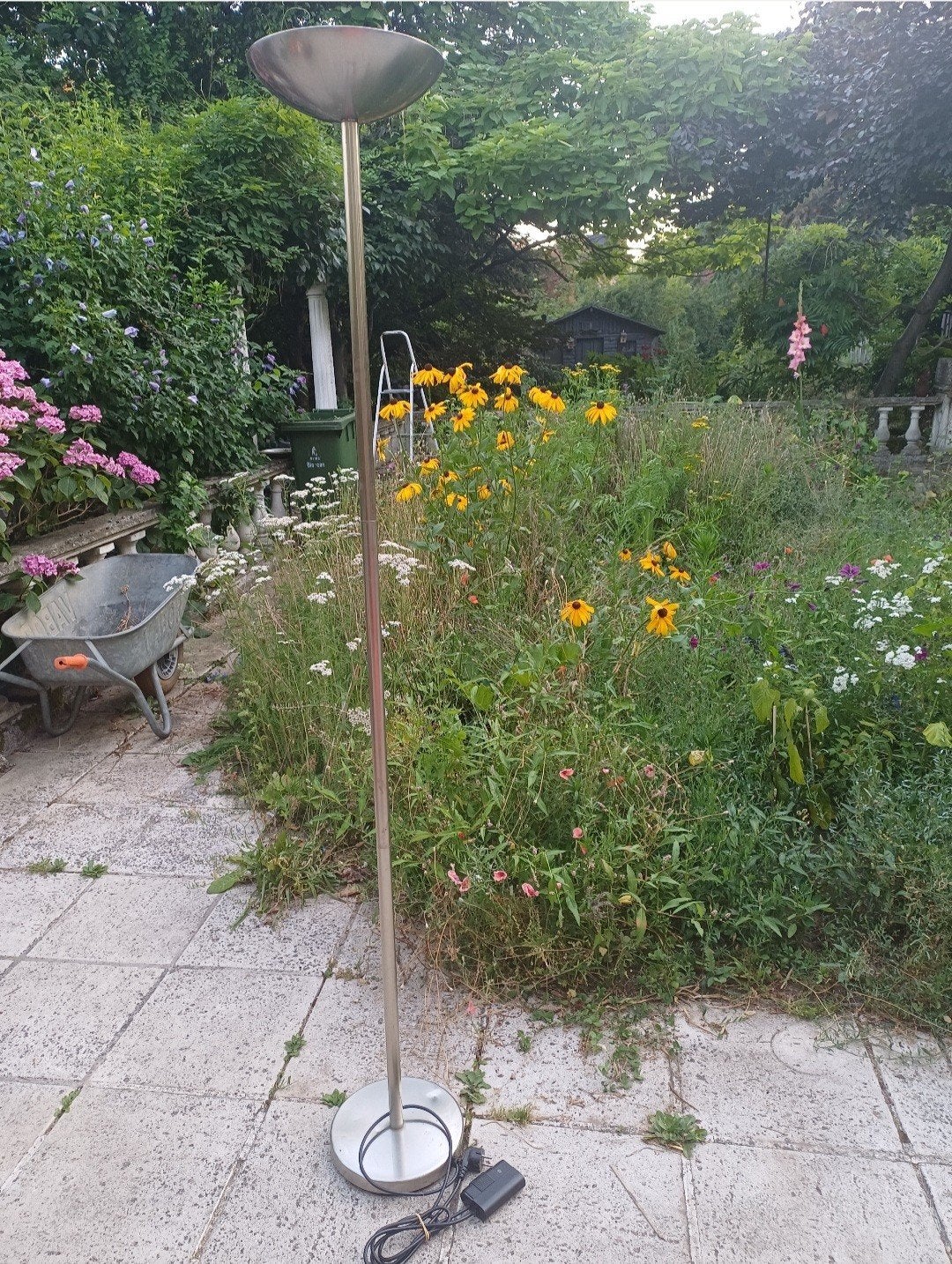 hoge staanlamp, Huis en Inrichting, Ophalen, Gebruikt, Metaal, 150 tot 200 cm