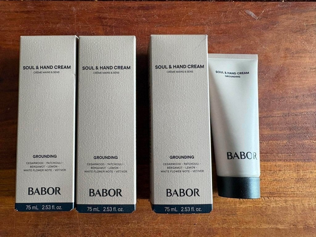 3 Stuks Babor Soul & Hand Cream Grounding (3*75 ml) - Nieuw, Ophalen of Verzenden, Nieuw, Gehele gezicht, Verzorging