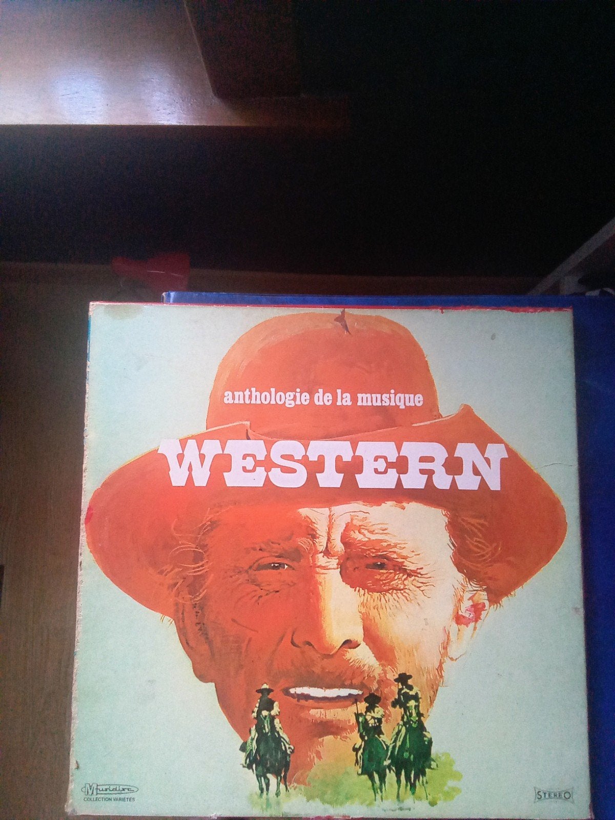Box met 4 LP's  Western, CD & DVD, Vinyles | Compilations, Enlèvement ou Envoi, LP