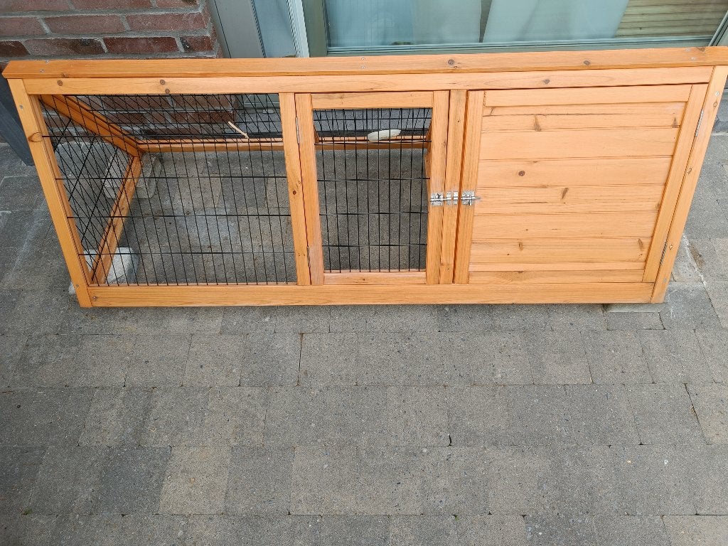 Zo goed als nieuw konijnenhok – Slechts 1 maand oud!, Middelgroot