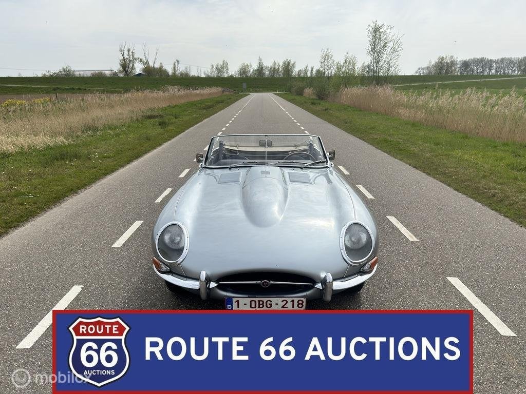 Jaguar E-Type Series 1 3.8 OTS | 1963 | Route 66 Auctions, Achat, Entreprise, Boîte manuelle, Autre carrosserie