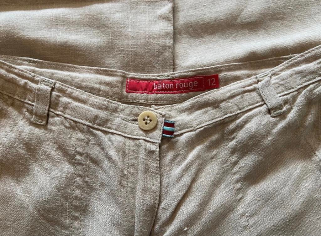 Linnen beige broek Baton Rouge, Ophalen of Verzenden, Gebruikt, Meisje, Broek