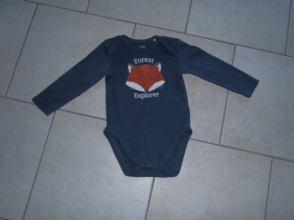 Romper met lange mouwen maat 86, Ophalen of Verzenden, Zo goed als nieuw, Jongetje, Nacht- of Onderkleding