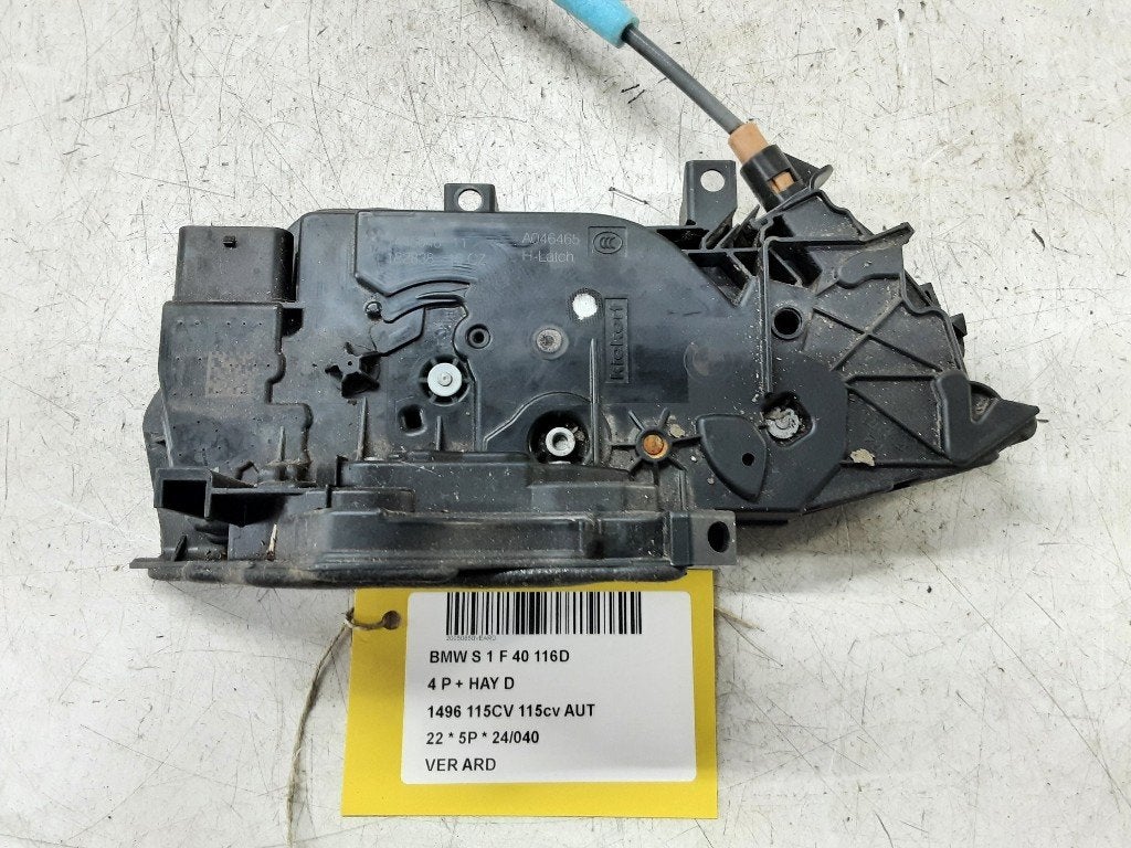 PORTIERSLOT RECHTS ACHTER BMW 1 serie (F40) (744504611), Gebruikt, Mevr. I. Hauben, Achter, BMW