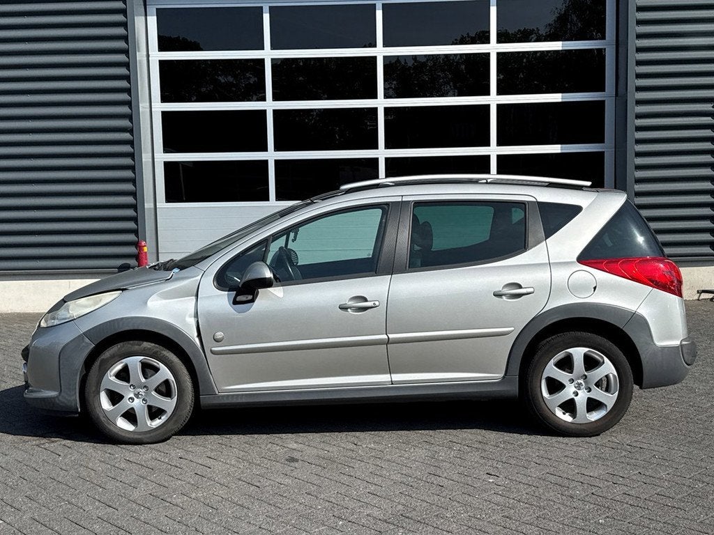 Peugeot 207 SW Outdoor 1.6 VTi XS | airco | panoramadak | tr, Autos, 1229 kg, Argent ou Gris, Achat, Entreprise