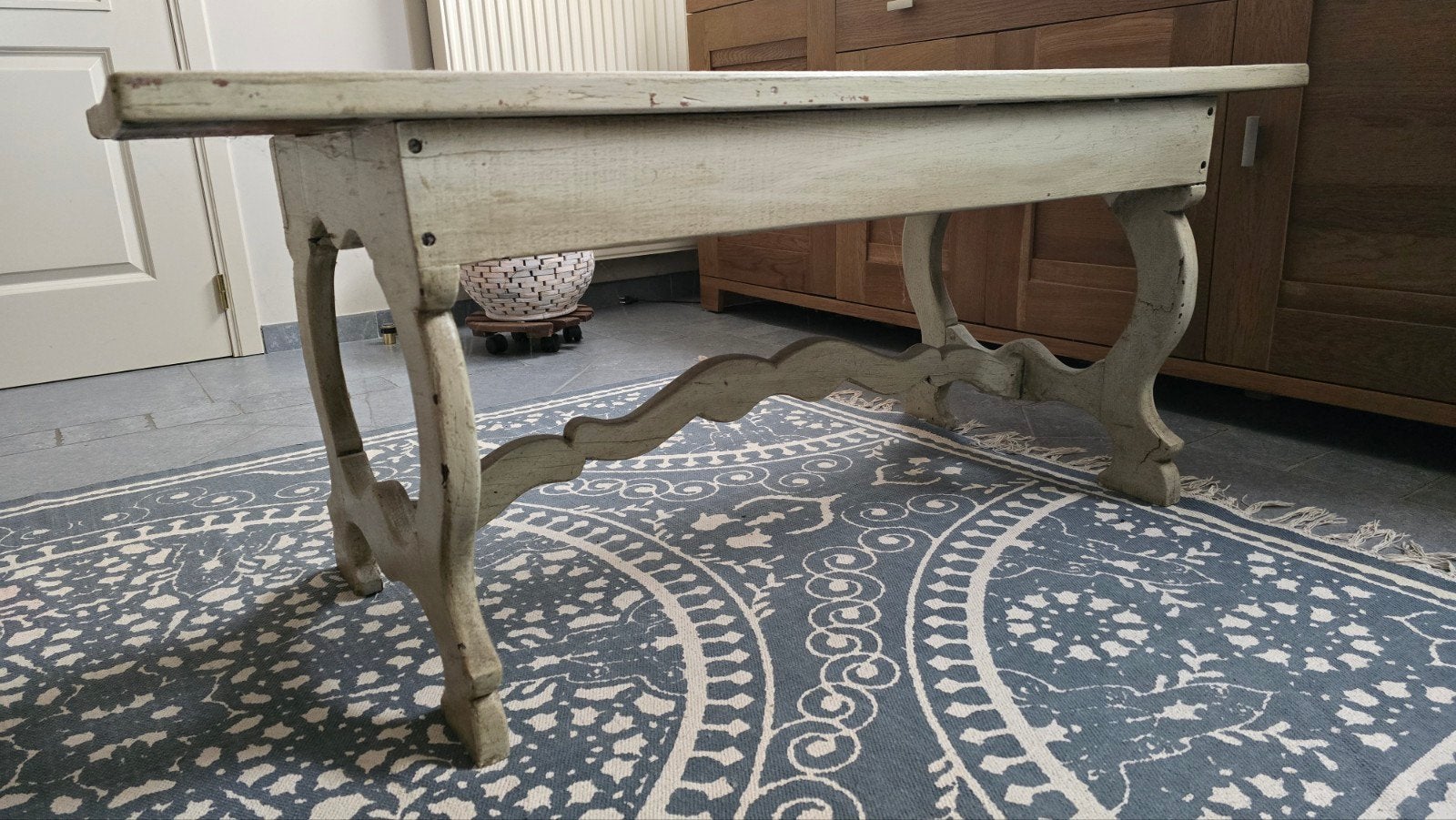 Vol eiken tafel, Huis en Inrichting, Ophalen