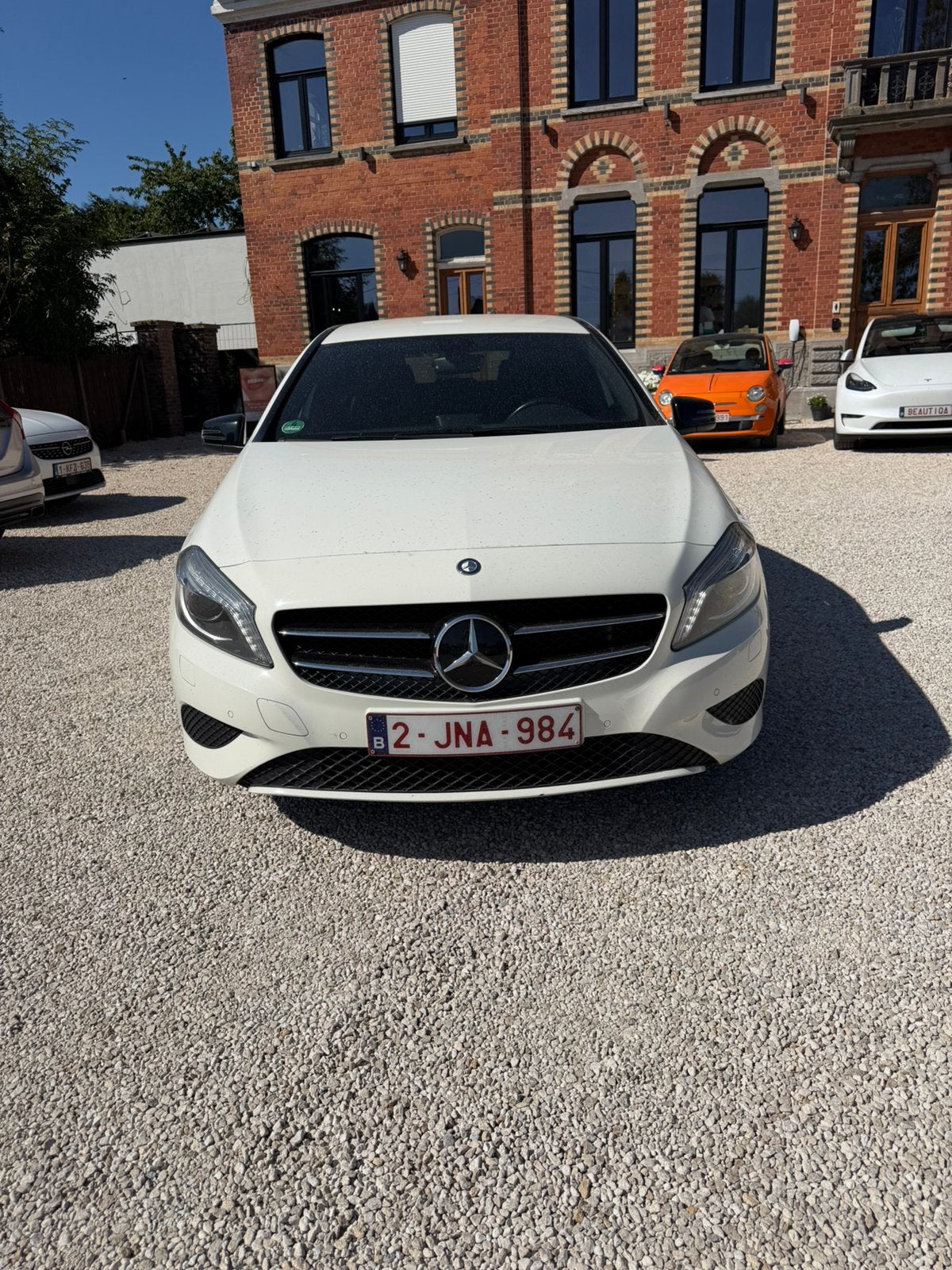 Mercedes-Benz a-klasse a 200 blueefficiency style, Auto's, Automaat, Navigatiesysteem, Wit, 5 deurs