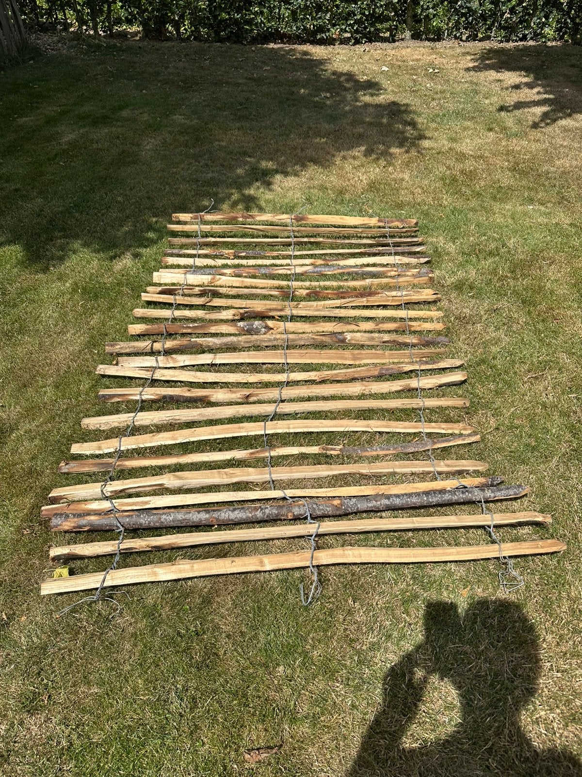 Kastanje hekwerk, Ophalen, Zo goed als nieuw