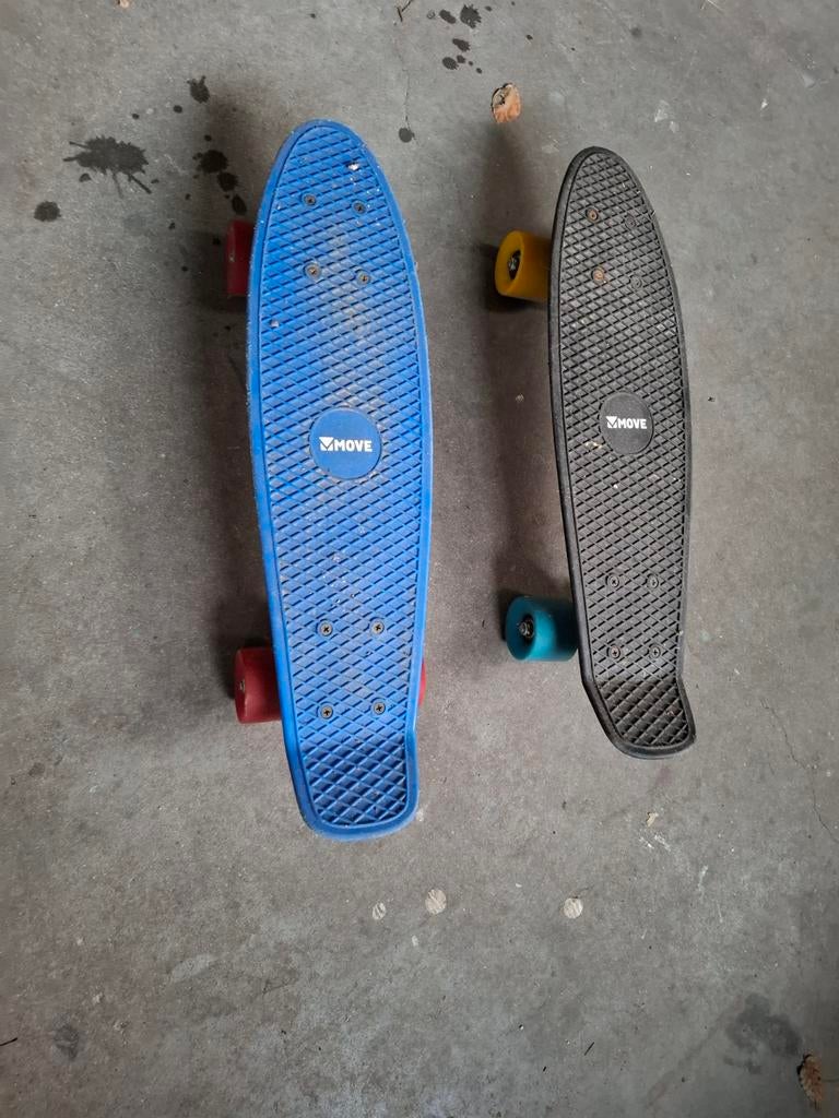 Penny board (2 stuks), Enlèvement, Utilisé, Skateboard