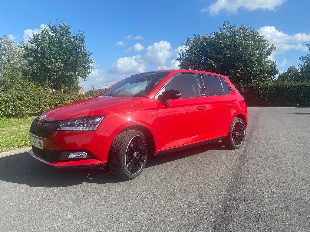 Skoda fabia Montecarlo, Autos, Rouge, Achat, Euro 6, Boîte manuelle