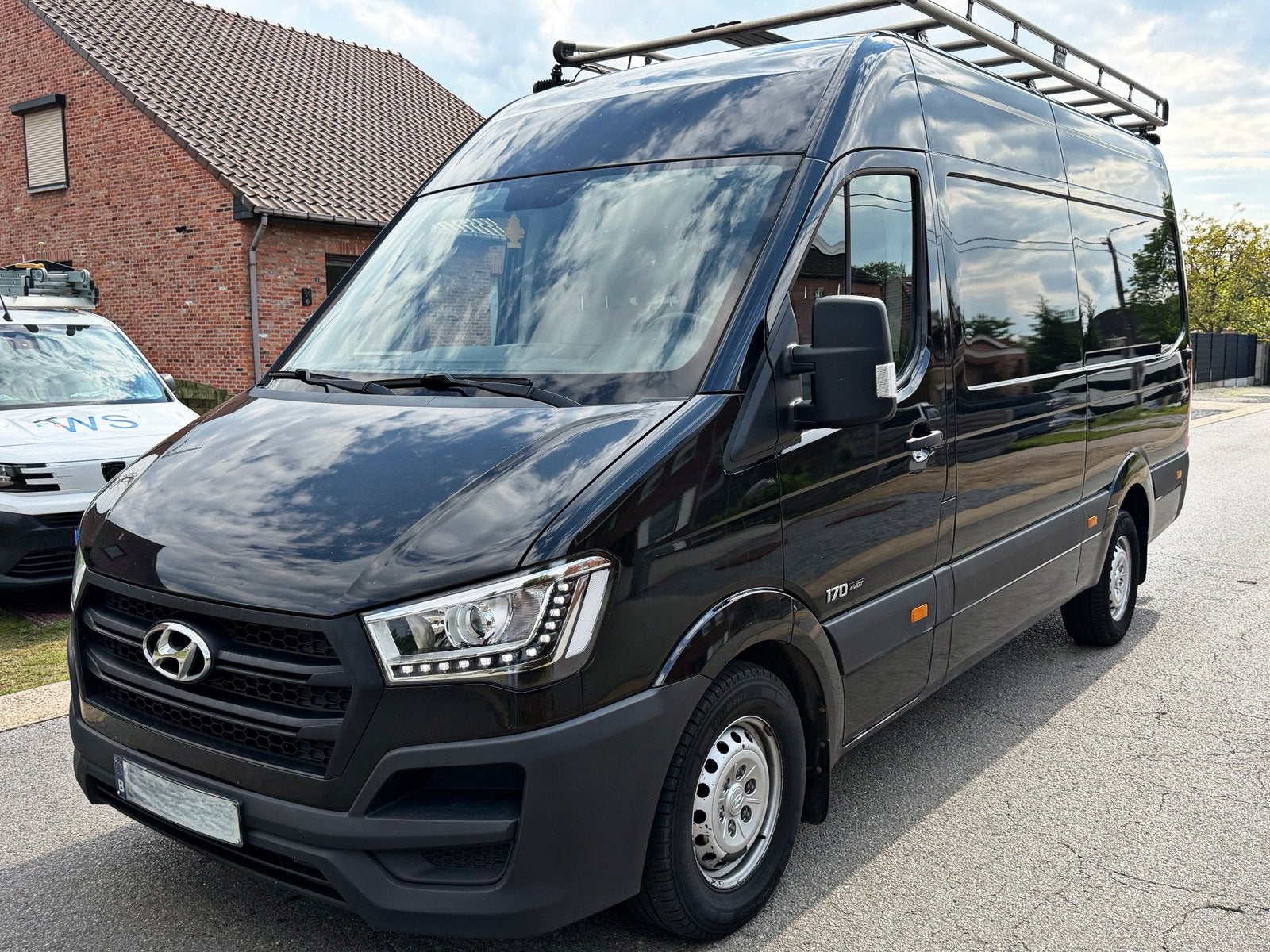 Hyundai H350 2.5 CRDi met 125.000km bj 2018 Euro6b, Autos, Camionnettes & Utilitaires, Particulier, ABS, Airbags, Air conditionné