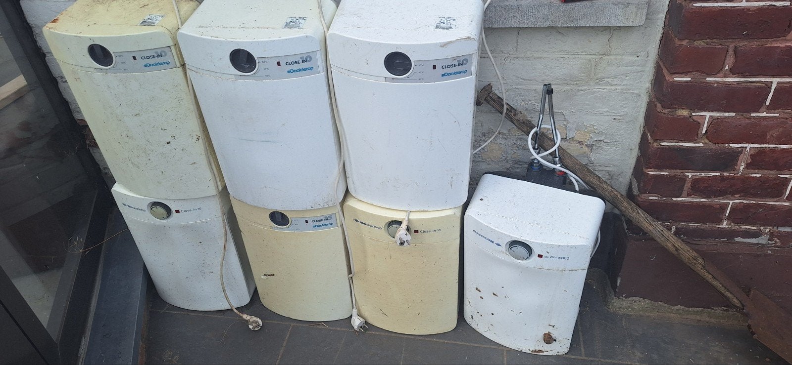 7 daalderop close in 10l rood koperen boiler, Ophalen, Boiler