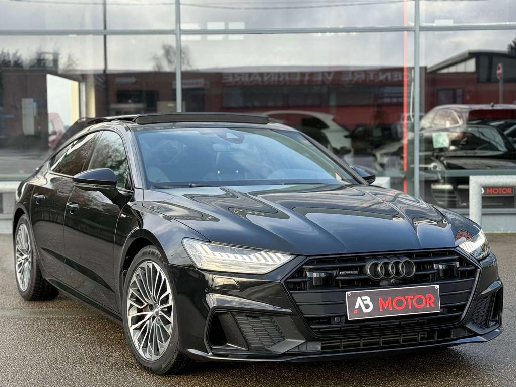 Audi A7 PHEV 55 TFSI e Quattro S tronic S LiNE PANO CAMERA, Autos, Euro 6, Entreprise, Noir, 5 portes